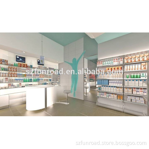 retail store cosmetic display rack display cabinet and showcase